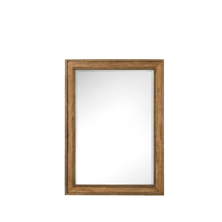 James Martin Vanities Bristol 29in Rectangular Mirror, Saddle Brown 157-M29-SBR